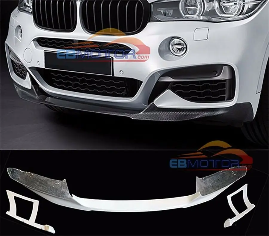 Неокрашенный передний спойлер для BMW F16 X6 M Sport модель b269F|Панар-штанги| |