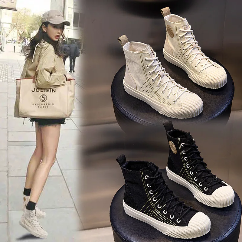

Martin boots female summer 2019 British style thin section breathable high to help network red desert boots handsome short boots