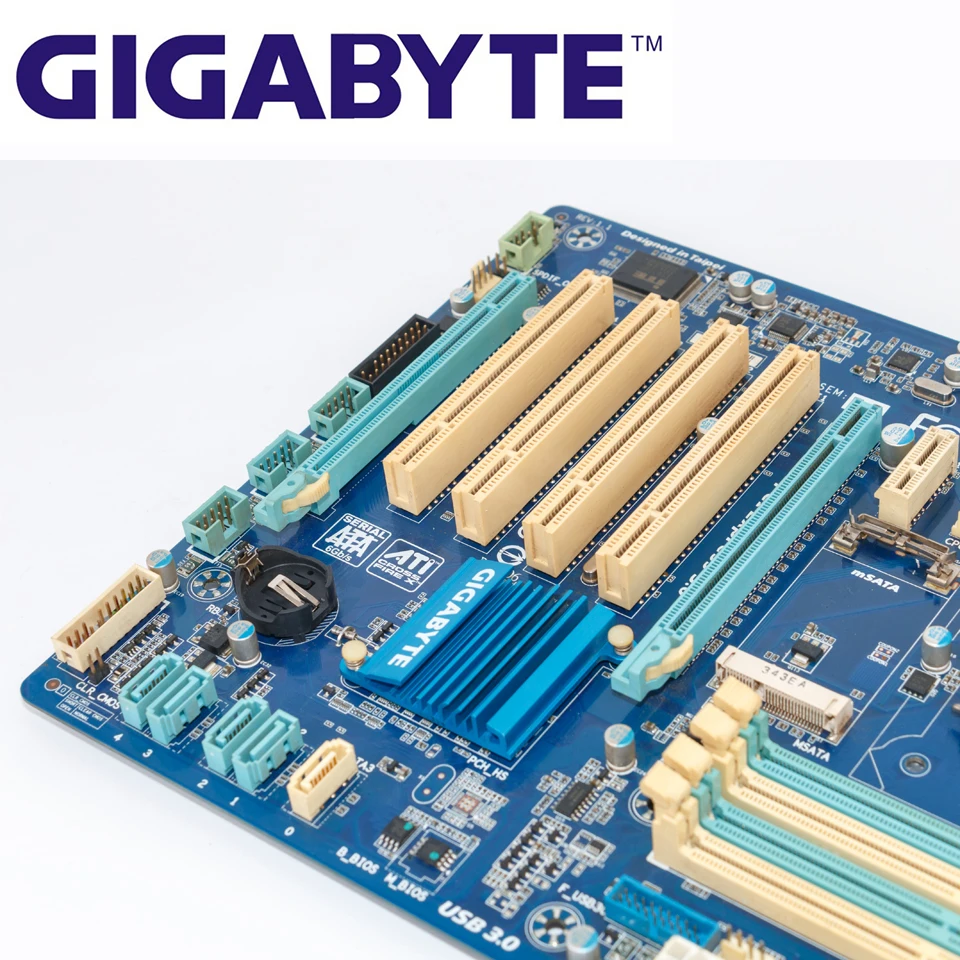 LGA 1155 для Intel DDR3 Gigabyte GA P75 D3 оригинальная материнская плата USB2.0 USB3.0 SATA3 32 Гб B75 22 нм