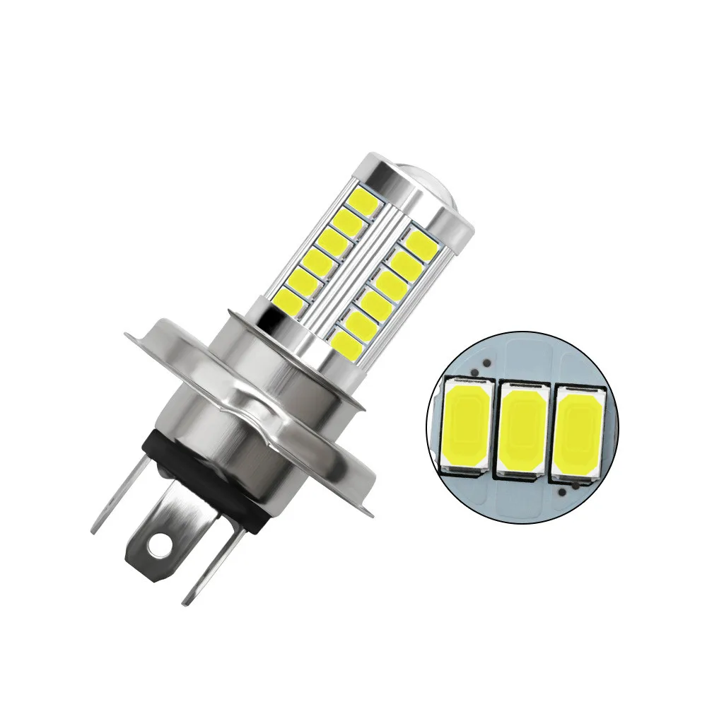 6 шт 660Lm H4 H7 H8 H11 светодиодный светодиодные фары лампы 9005 9006 5630 33Smd противотуманных фар Белый DRL 12 В фар дальнего света