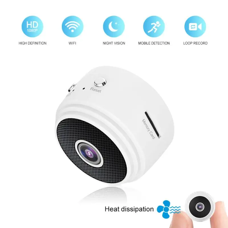 

A9PLUS HD 128GB Mini Hidden Spy Smart Computer Monitor Mobile Phone Wireless Wifi Remote Infrared Camera Night Vision Motion