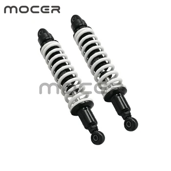 

9mm Spring 400mm Rear Shock Absorber Motorcycle for Yamaha Honda Suzuki Kawasaki Trail Dirt Bike ATV Black + silver
