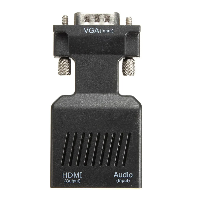 1080P VGA мужчин и женщин HDMI адаптер конвертер с USB аудио кабель