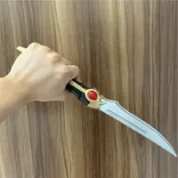 1:1 Dagger Sword Weapon Movie Cosplay Prop Role Play Gift Safety PU Catspaw Sword 34cm 1