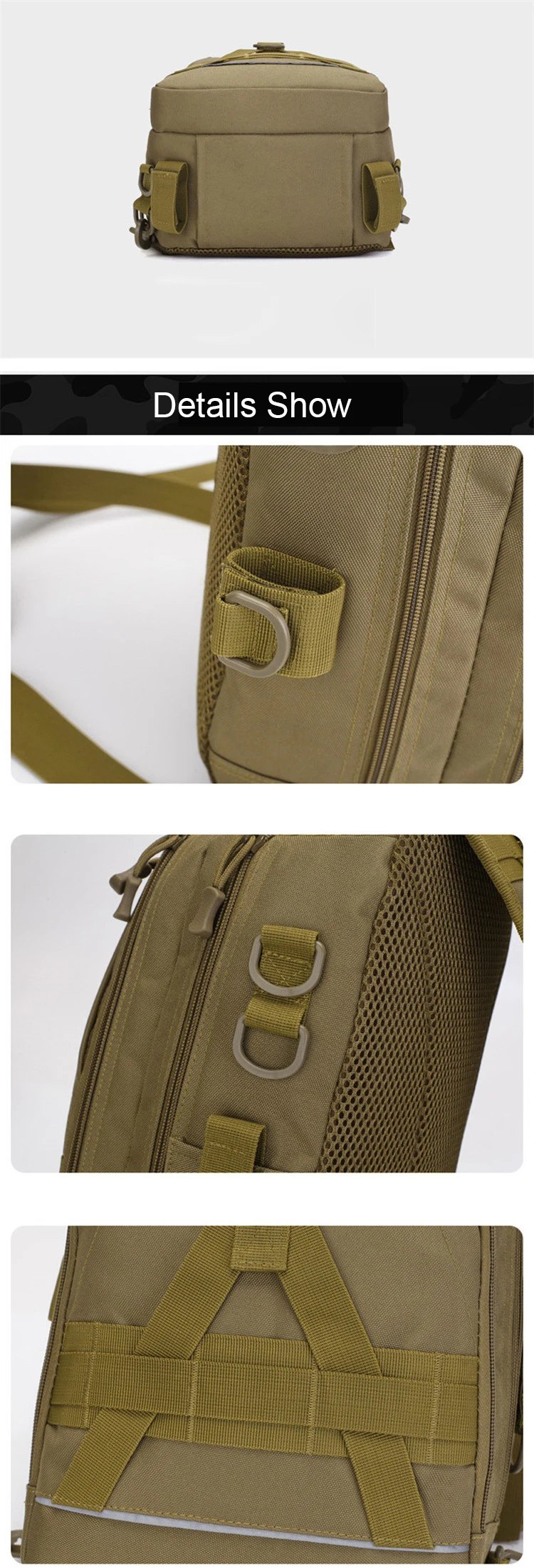 Sport Hunting Men Military Tactical chest MOLLE Single Shoulder bags Nylon Wading Chest Pack Unisex S631