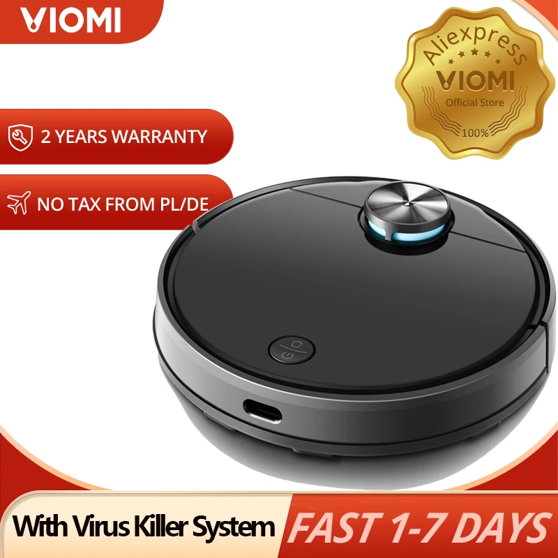 Робот пылесос VIOMI V3 LDS для сухой и влажной уборки 2600 Па|Пылесосы| |