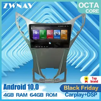

4+64GB 9 Inch Android 10.0 Car Multimedia Player For Hyundai Azera 2011 2012 CAR GPS Radio Audio stereo DVD Player BT head unit