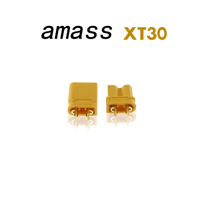 Amass-XT30-XT30U-XT60-XT90-Plug-Connector-Male-Female-Gold-Plated-Banana-Plug-10-Pairs