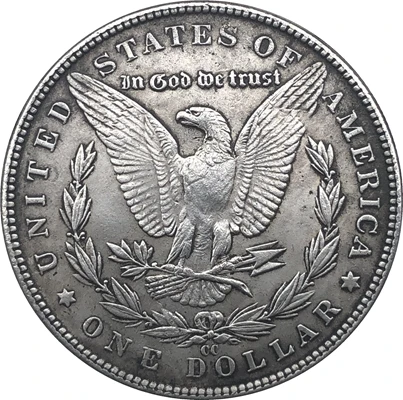 Hobo никель США морганский доллар 1890-CC копия монет Тип 144