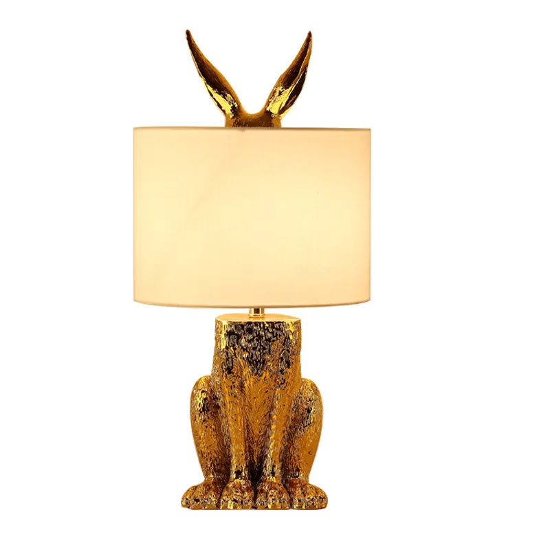 

Modern Rabbit Table Lamp LED Table Lights Bedside LED Desk Lamp Bedroom Living Room Dining Kitchen Fixtures Luminaire wy12215