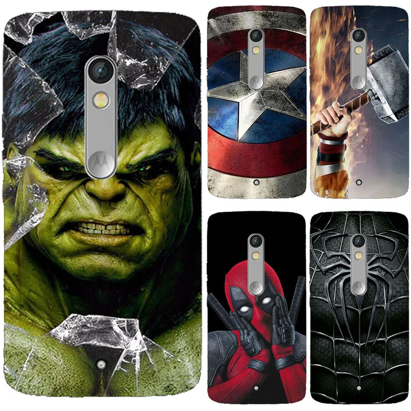 Чехол для телефона с супергероями Motorola Moto X Play силиконовая задняя крышка MOTO X3 Lux