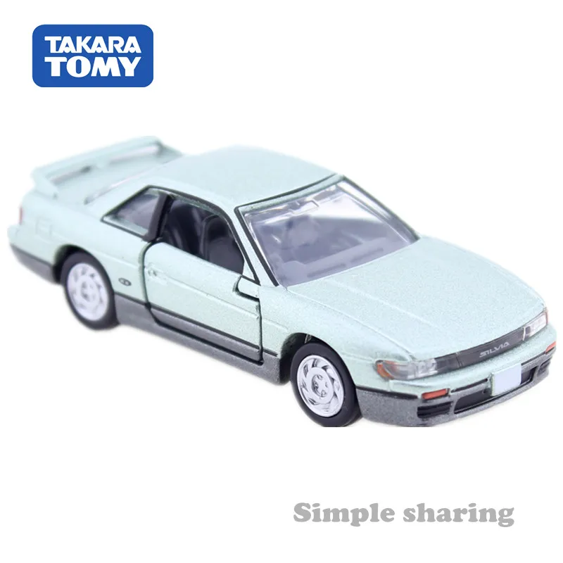 Томика Премиум#08 Nissan Silvia в светильник зеленый металлик 1/62 Такара Tomy металлическая литая Игрушечная модель автомобиля игрушки для детей Новинка
