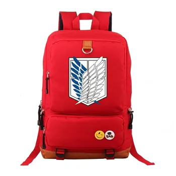 

3DPrinting Small Backpack Anime Attack on Titan Scout Legion Survey Corps Mochila Feminina Cartoon School Bags for Teenage Girls