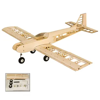 

EP GP Balsa Wood Training Plane 1.4M Wingspan Biplane RC Airplane Aircraft Woodiness Model Toys DIY KIT/PNP for Kid