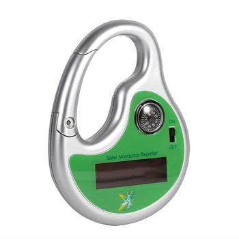 

Portable Outdoor Solar Ultrasonic Anti Mosquito Killer Inset Repeller Electronic Ultrasonic Keychain With Compass For Camping