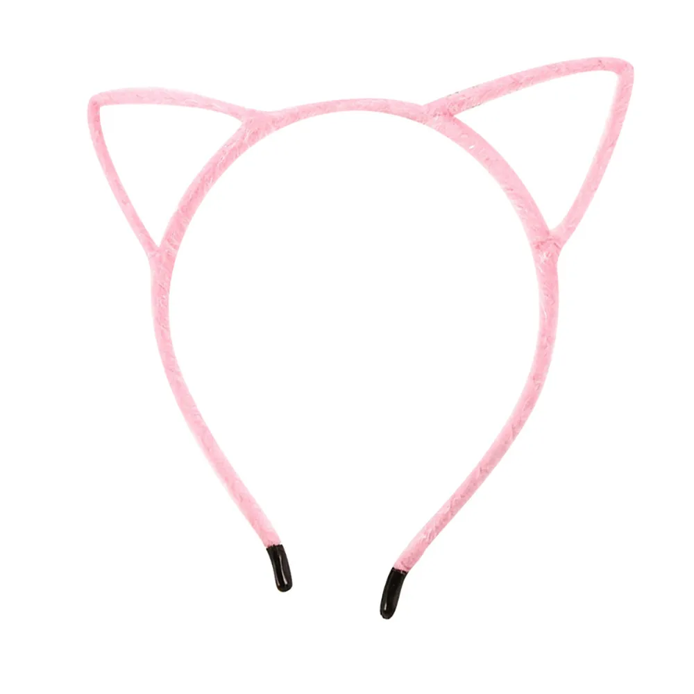  Girls Headband kids cute cat ears and velvet headband  Headwear Hair Accessories baby Washing Face Makeup Headwear