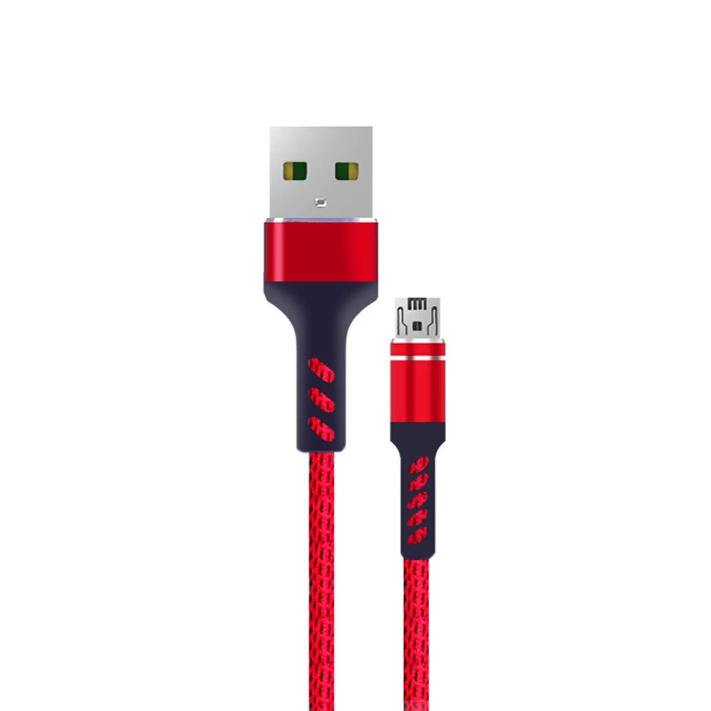 Micro USB кабель type C USB кабель для быстрой зарядки USB нейлоновый кабель для передачи данных для samsung sony Xiaomi Android мобильный телефон кабель для передачи данных - Цвет: Красный
