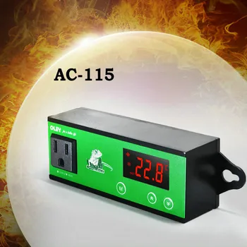 

AC-115 Digital LED Temperature Controller Aquarium Reptile Thermostat Waterproof Sensor