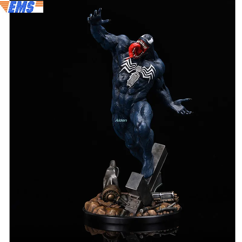 

15" Statue The Avengers Bust Anti-hero Full-Length Portrait 3 Style Venom Edward Eddie Brock GK Action Model Toy BOX 39CM Z2629