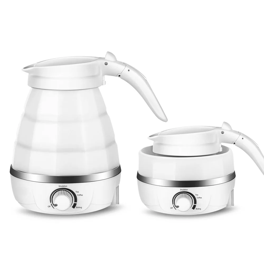 Складной электрический чайник для путешествий переносной складной 600 мл