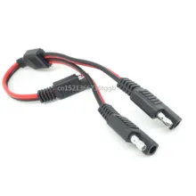 SAE автомобильный силовой кабель SAE одна точка два кабеля вилка SAE кабель Батарея Солнечный удлинитель зарядный кабель