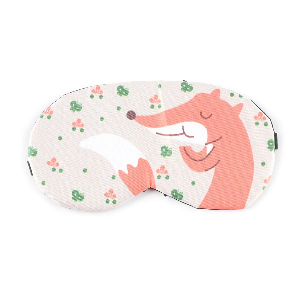 1Pc Cartoon Cute 3D Blackout Sleeping Eye Masks Soft Padded Shade Cover Rest Travel Relax Breathable Blindfold Nap Aid Eye Patch - Цвет: 07