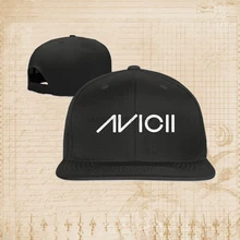 Gorra de béisbol plana hittings Avicii Ture para Unisex negro(China)