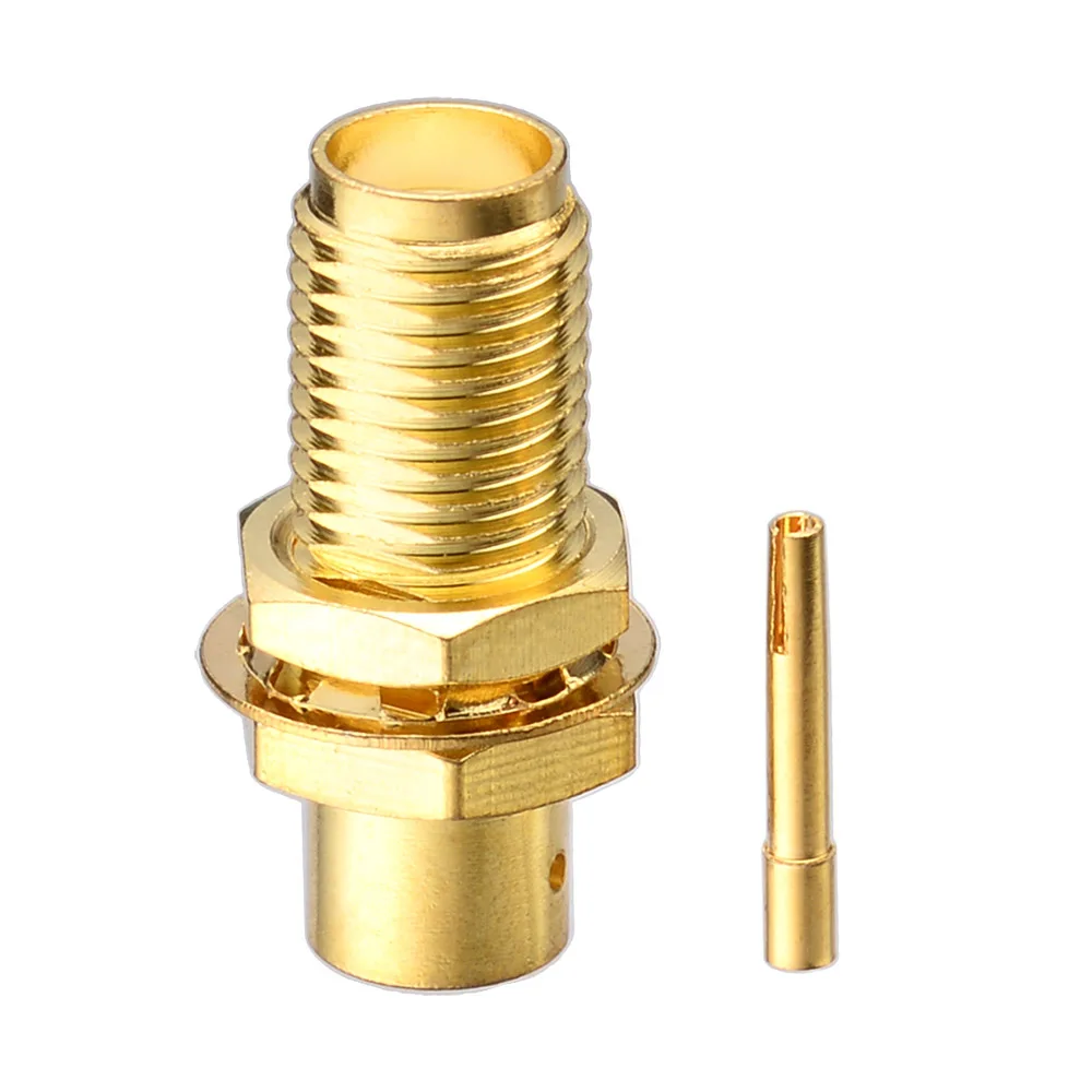SMA Male Straight RF Coaxial Connector for Semi Rigid Cable