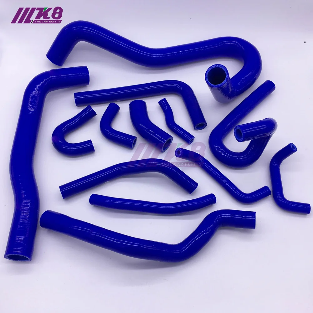 SILICONE RADIATOR HOSE KIT FOR HONDA CIVIC FD2 K20A 2.0L TYPE-R 06-11 (13PCS) red/blue/black