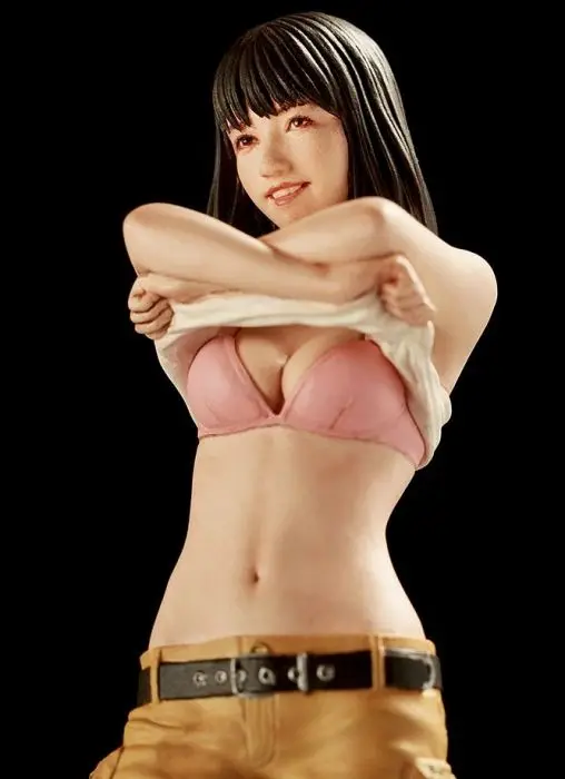 

Unassambled 1/20 82mm modern girl stand summer Resin figure miniature model kits Unpainted