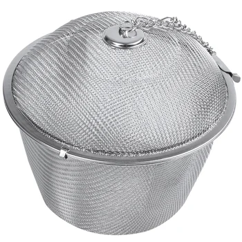

Extra Large Stainless Steel Twist Lock Mesh Tea Ball Tea Infuser with Hook Chain