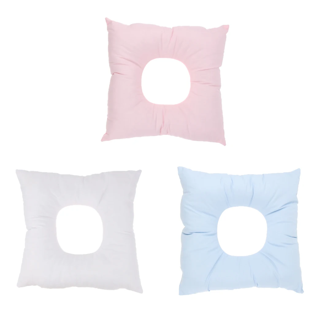 Washable Reusable Cover Massage Bed Table Face Down Rest Cradle Cushion Pillow for Spa Massage Beauty Salon