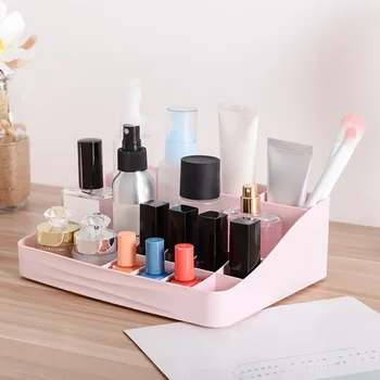 

Plastic Makeup Skin Cream Management Organizer Box Home Office Tabletop Cosmetics Finishing Storage Case