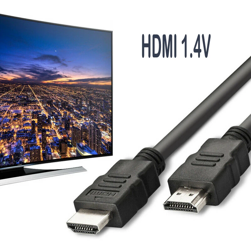 1 м 3 фута HDMI кабель HDMI шнур для рецепторов DVB-S2 DVB T2 ATSC ISDB-T DVB-C спутниковый ТВ Recevier Iptv DVBT2 тюнер ТВ коробка 1080P 3D