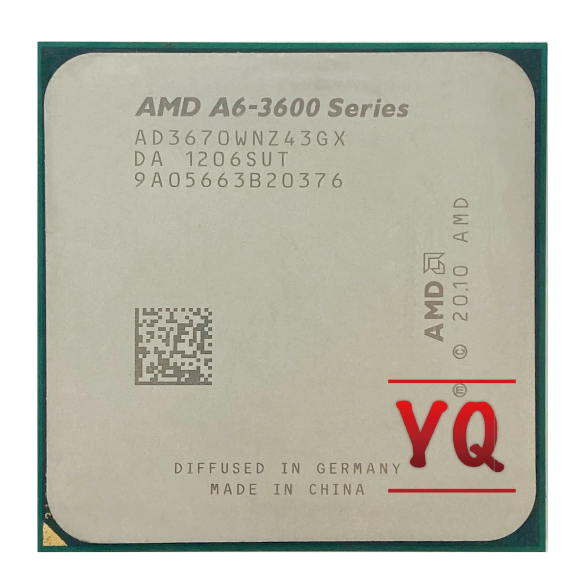 AMD A6-Series A6-3670K A6 3670 k 2 7 ГГц Quad-Core Процессор процессор AD3670WNZ43GX гнездо FM1 | Компьютеры и