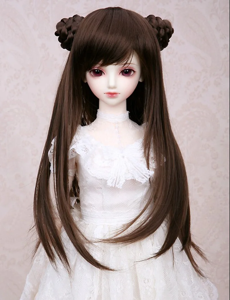 

1/3 1/4 1/6 Bjd Sd Doll Wig High Temperature Wire Long Cute BJD Hair Doll Wig
