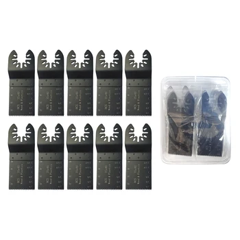 

10Pcs Saw Blade Cutter Oscillating Multi Tool Kit Accessories For Cutting Wood Black&Decker Blade Cutter Sanding Sandpaper Grit