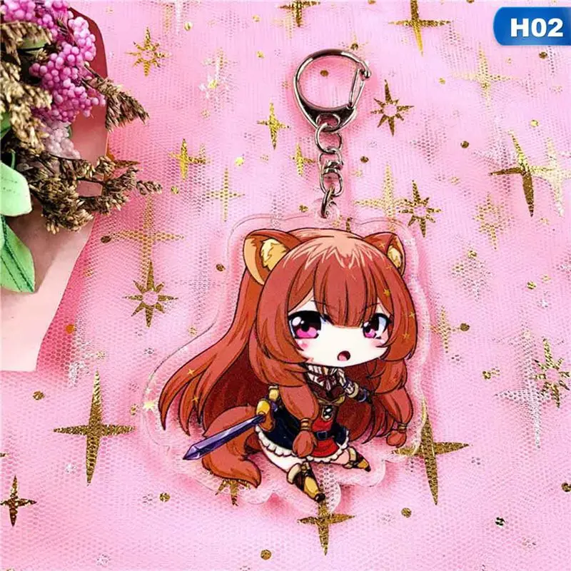 Японское аниме Tate no Yuusha кориари Raphtalia Fillo акриловая фигурка брелок Подвески