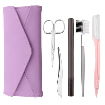 

Eyebrow Razor Trimmer set Epilateur Sourcil Sharp Makeup Scissor Eyebrow Tweezer Eyebrow Shaping Face Hair Removal Tools