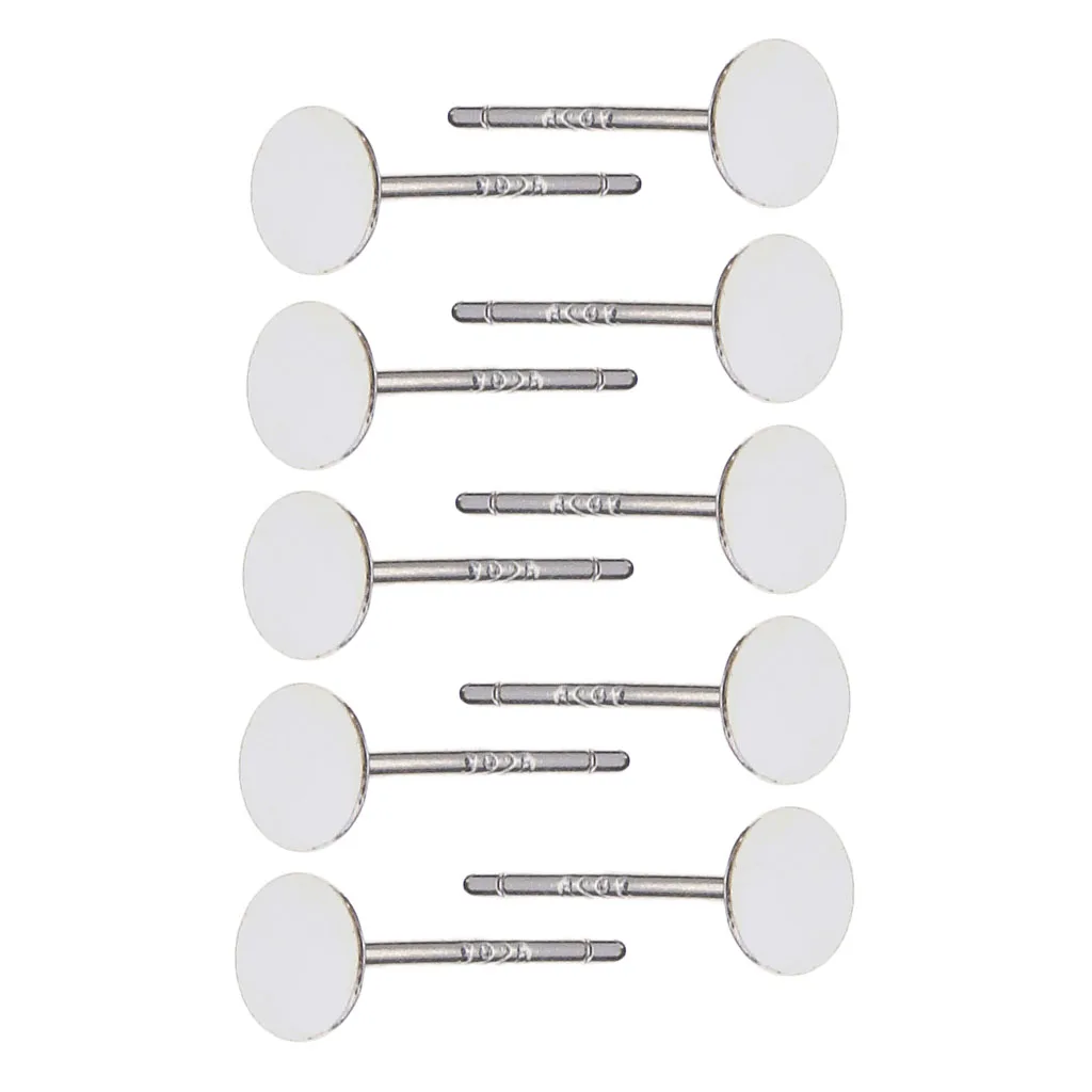 5 Paris Handmade DIY Earrings 925 Sterling Silver Ear Stud Post Flat Pad Jewelry Making Crafts