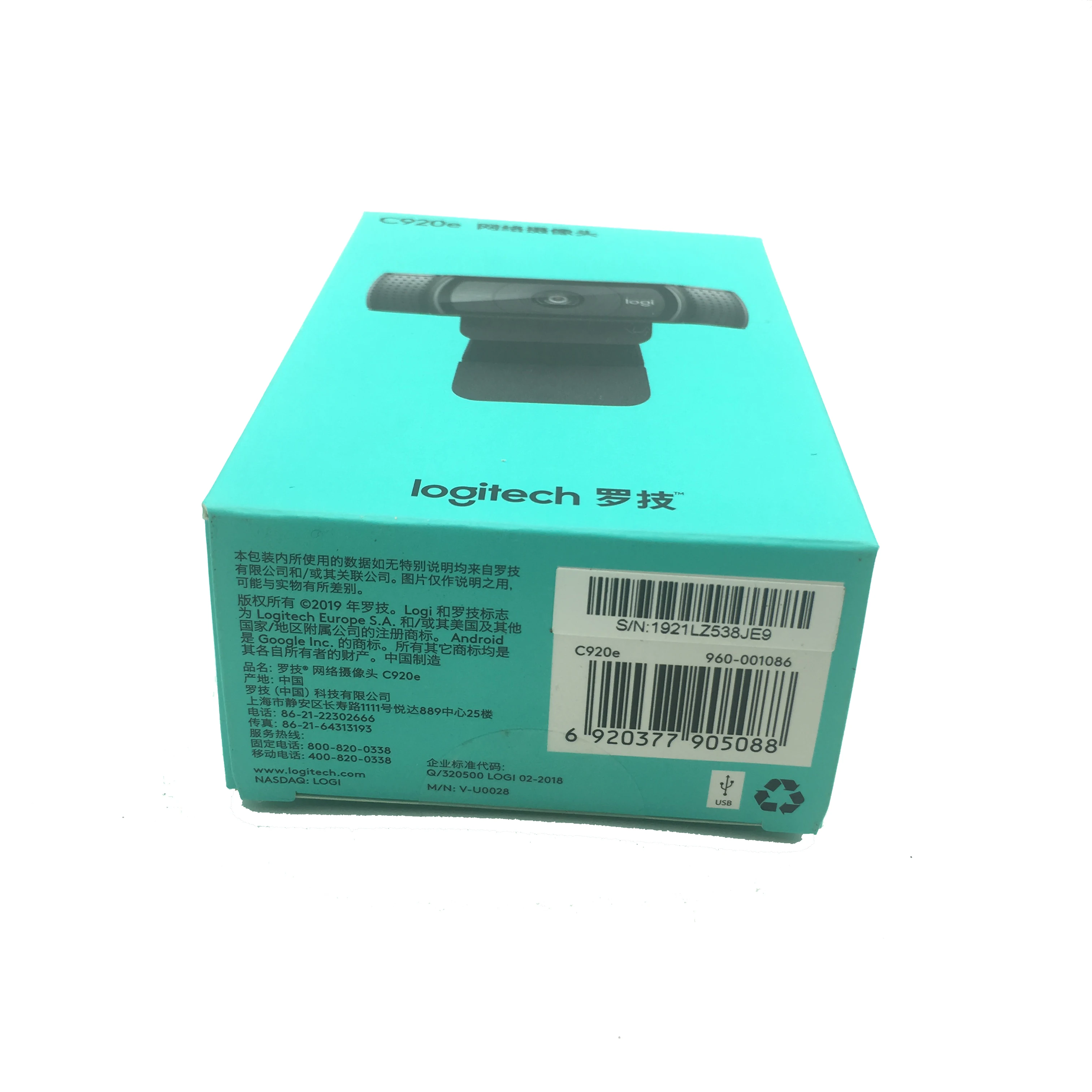 Оригинальная камера Logitech C920E 1080P с поддержкой Windon7/8/10 Mac OS Chrome Android Auto Fucos