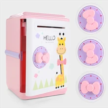 Hucha con contraseña para niños, 1 Uds., automático, automático, para dinero rodante, sin batería