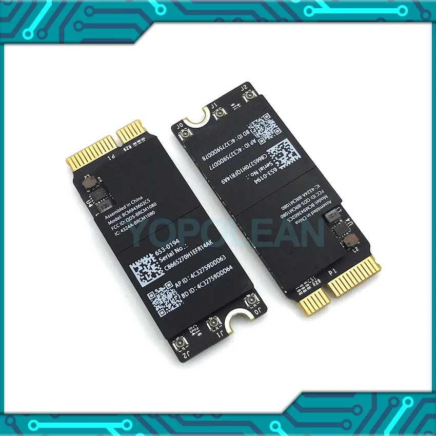 Оригинальная wi fi карта для Macbook Pro Retina A1398 A1425 A1502 Bluetooth 4 1 аэропорта BCM943602CS 2015