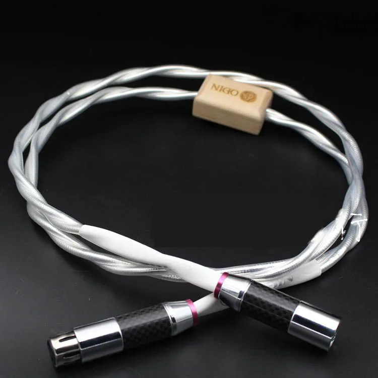 Free shipping audio Odin super Reference 75Ohm Digital Coaxial cable Audio Copper Rhodium XLR balance digital 1 order | Электроника