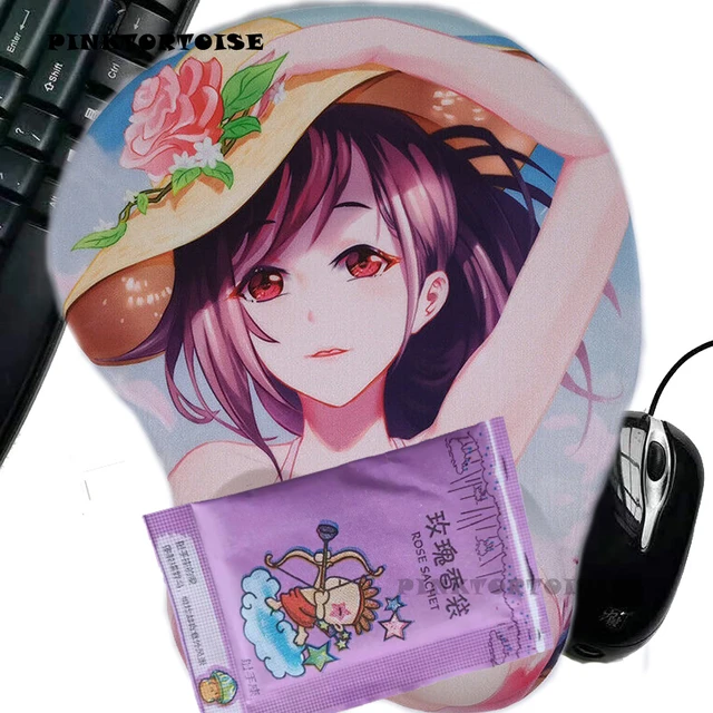 Amazon.com: JWZPILLOW 3D Cute Anime Mouse Pads Non Slip Gaming Mouse Pad  with Wrist Rest Funny Gifts for Office (Version 1) : Office Products