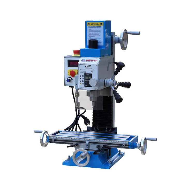 Vm25llonger Table Brushless Milling 1100w Brushless Motor Milling Machine High Pricision