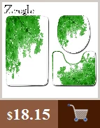Zeegle 3 шт набор ковриков для ванной комнаты фланель коврики для ванной комнаты мягкое сиденье для унитаза крышки анти-слип Ванная комната