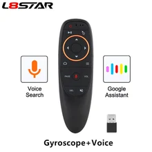 L8star G10S G10 Air mouse 2.4G Wireless Gyro Microphone Google Voice Search Smart Remote control IR Learning for Android TV BOX