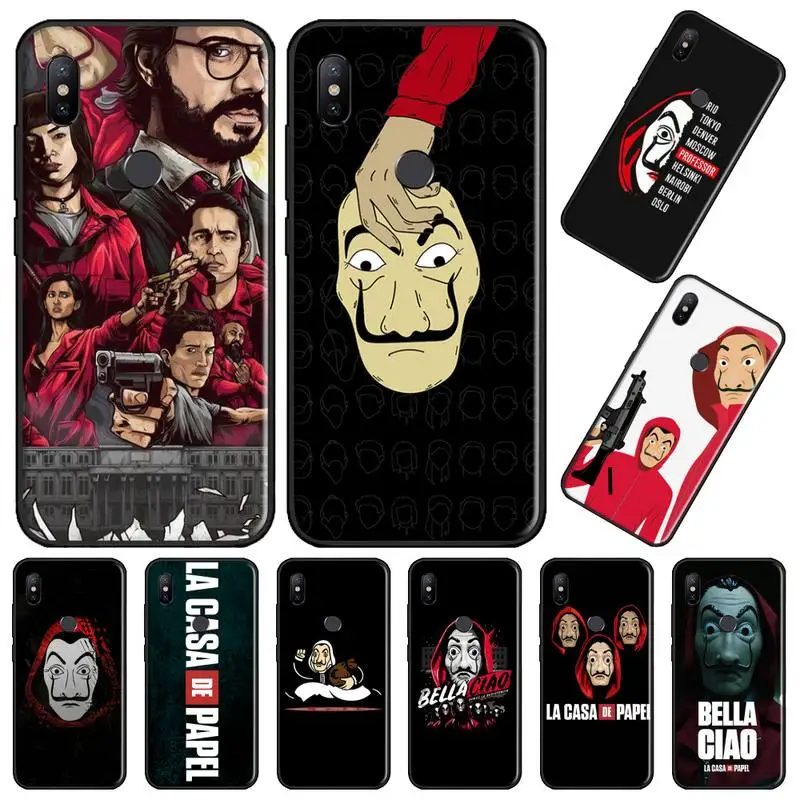 Чехол для телефона La Casa de papel funda movil coque чехол Xiaomi Mi A1 A2 5 6 6PLUS 8 9 SE Lite MIX 2 2S MAX 3 Pocophone F1 |