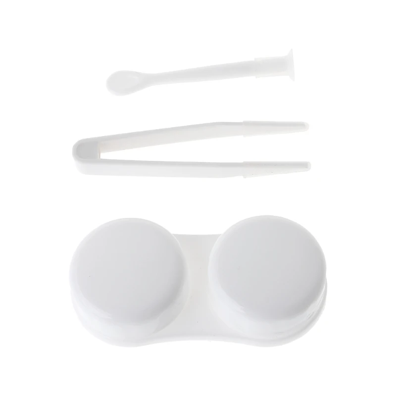 

Contact Lens Box Transparent Travel Portable Case Storage Container Objectives